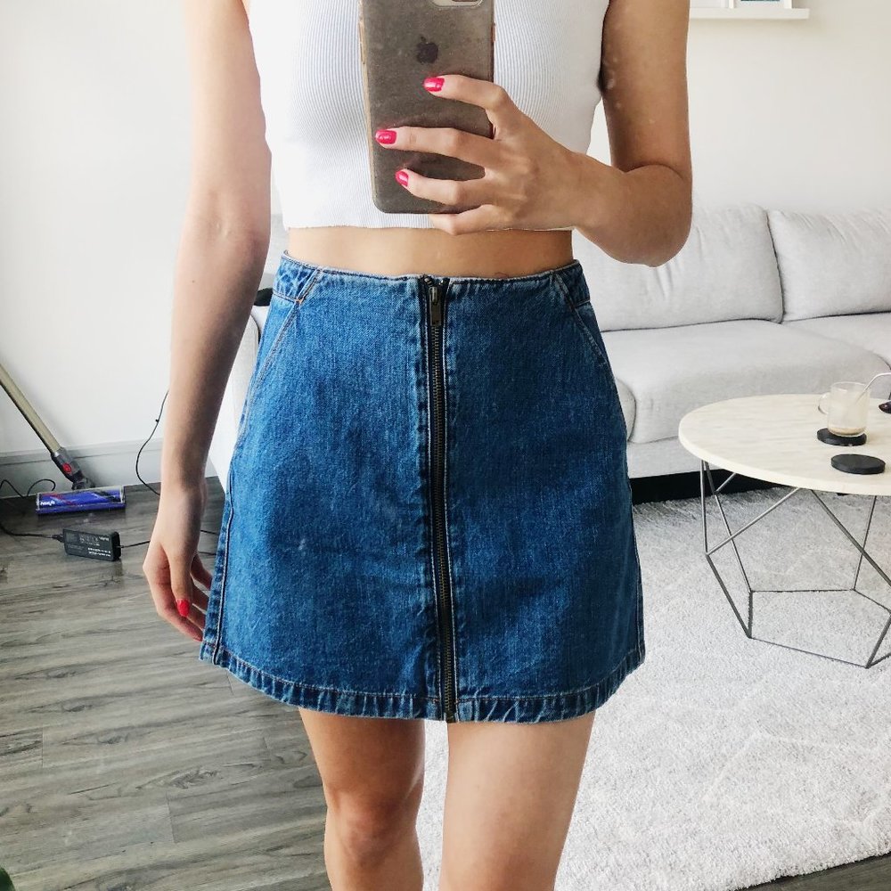 Zara Denim Mini Skirt